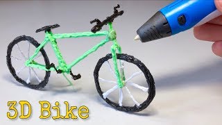 How to Make a Bicycle using 3D Pen  Mini Toy Bike [upl. by Mckay527]