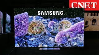 Samsung QDOLED Tries To Compete With LG With New 77Inch Size [upl. by Ikairik]