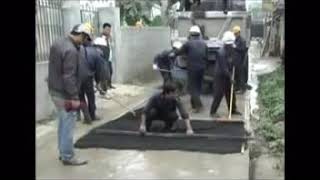 Quy trình thi công Carboncor Asphalt trên nền bê tông [upl. by Ocisnarf]