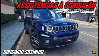 DIRIGINDO SOZINHO testando as assistências à condução do Jeep Renegade Longitude [upl. by Annait]