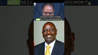 WILLIAM RUTO AMENITISHIA KWAMBA ATANITOA IWAPO NITATUPA KESI YA GACHAGUA ANGRY CJ KOOME [upl. by Wilhelm]