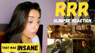 RRR Glimpse Reaction ft NTR Ram Charan Ajay Devgn Alia Bhatt  SS Rajamouli [upl. by Donahoe]