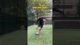 5 Fake Shot Skills⚽️footballshorts soccershorts footballskills soccerskills [upl. by Kashden]