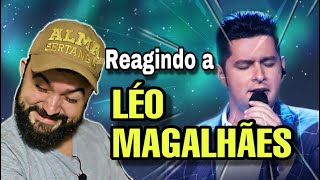 A VOZ do LÉO MAGALHÃES REACT  Cantando Zezé Di Camargo [upl. by Bick]