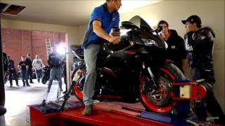 2006 Honda CBR600RR Jardine Exhaust [upl. by Tarabar]