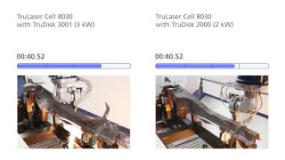 TruLaser Cell 8030 time comparison [upl. by Lema]