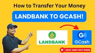 HOW TO TRANSFER LANDBANK TO GCASH  SEND MONEY [upl. by Jacoba]