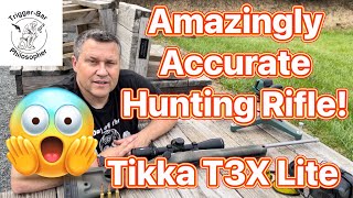 Amazingly Accurate Hunting Rifle The Tikka T3X Lite [upl. by Terbecki597]