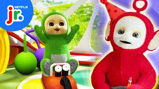 Tiddlytubbies Playtime Compilation 🌼 Teletubbies  Netflix Jr [upl. by Ifen436]