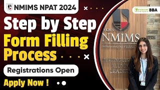 NPAT NMIMS 2024  Step By Step Form Filling Process  Must Watch [upl. by Annayehc]