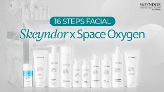 16 Steps Facial │ Skeyndor x Space Oxygen [upl. by Siloam]