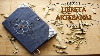 Libreta artesanal  Cómo hago mis libretas  Ju atelier [upl. by Delaryd]