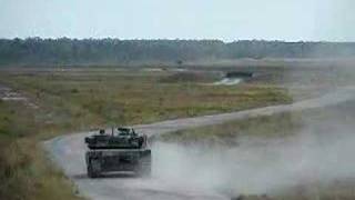 M1A1 Tank shooting main gun [upl. by Gothard]