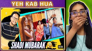 Shadi Mubarak 2023 REACTION  funny jaimala Varmala video  Samrat Ki Pathshala  Neha M [upl. by O'Driscoll907]