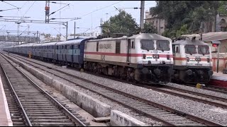 Very Impressive Honking amp Acceleration Of Tamil Nadu Sampark Kranti Express From Gwalior Jn MP [upl. by Lallage]