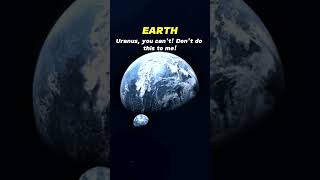 Uranus Swallows Earth space shortvideo earth [upl. by Neehar687]