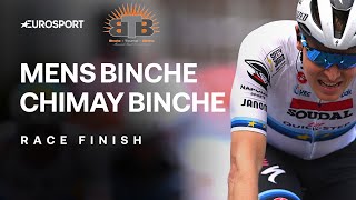 “INSANE SPEED”🔥  BincheChimayBinche 2024 Mens Elite Final Kilometres  Eurosport Cycling [upl. by Macnair35]