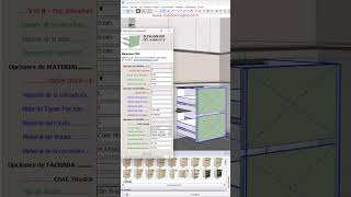 COCINAS SIN TIRADORES  Diseña más fácil y rápido con SketchUp [upl. by Naimaj]