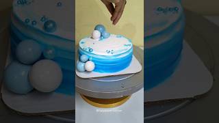 Simple Cake Design 🎂fancycakecake design for boys cakedecorating shortsfeed ytshorts [upl. by Godard203]