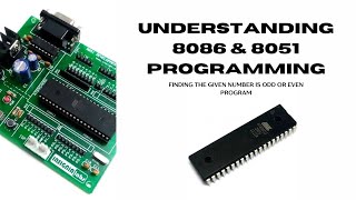 8086 Assembly Language Program to Check Odd or Even Numbers [upl. by Morena318]