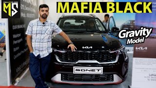 New Kia Sonet Gravity Edition 2024 in Mafia Black ⚫ Specs Price amp Offers – Super Review [upl. by Ettenad]