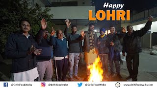 PUNJAB LOHRI Festival Celebrations  Traditions Dance amp LOCAL FOOD  Makke ki Roti  Sarson ka Saag [upl. by Gnuoy]