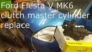 Ford Fiesta V MK6 Kupplungsgeberzylinder clutch master cylinder replace [upl. by Zurek641]