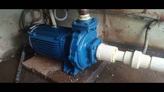 10 HP Kirloskar monoblock pump connection done [upl. by Ahtelrac]