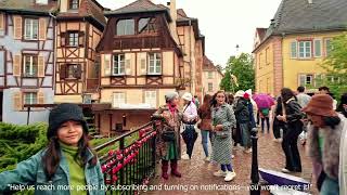 Colmar France 🇫🇷 Walking tour 4K 60fps  Exploring France’s Storybook Village [upl. by Aeret]