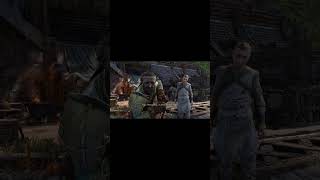 Kratos in nidavellir gamergame epicmoments godofwarragnarok foryou games atreus review [upl. by Shannen471]