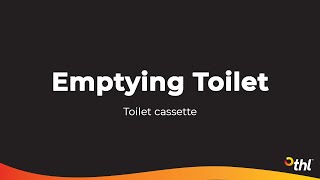 Emptying Toilet Toilet Cassette [upl. by Shannen]