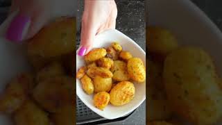 Air Fryer Canned Potatoes shorts [upl. by Fusuy]