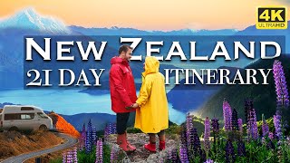 21Day New Zealand Travel Itinerary  Best of North amp South Islands [upl. by Einiar36]