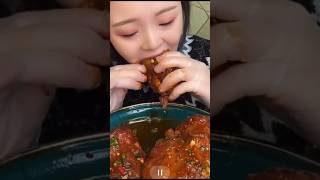 Chinese mukbang asmr shorts asmr mukbang BigbiteAsmrr [upl. by Elyag]