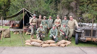 WW2 USMC display  Warkworth Museum  3rd Marine Division in New Zealand [upl. by Sheeree676]