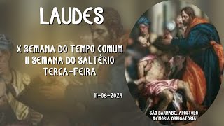 11062024 Liturgia das Horas Laudes [upl. by Ynafets]