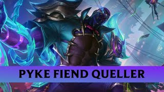 PYKE FIEND QUELLER  SKIN PREVIEW SPOTLIGHT EXCLUSIVE WILD RIFT [upl. by Newbill]