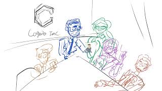 Reagan Gets JR Paper Clips Inside JobSmiling Friends animatic [upl. by Honebein33]