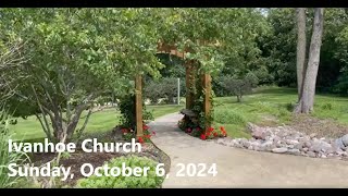 Ivanhoe Church Service Sunday October 6 2024 [upl. by Rieth]