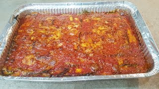 PARMIGIANA DI ZUCCHINE CLASSICA AL POMODORO  FoodVlogger [upl. by Dnarud427]