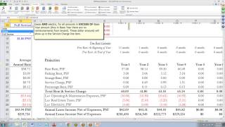 Commercial Real Estate Comparative Lease Analysis Video Tutorial [upl. by Richella]