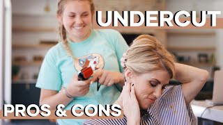 Undercut Pros amp Cons  DAUGHTER CUTS MY HAIR [upl. by Sonia]