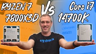 AMD Ryzen 7 7800X3D Vs Intel Core i7 14700K 42 Game Benchmark  1080p 1440p amp 4K [upl. by Lawson]