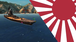 IJN MUSASHI REVIEW battle of warships captmw juegosdebarcos battleofwarships [upl. by Eltsirc]