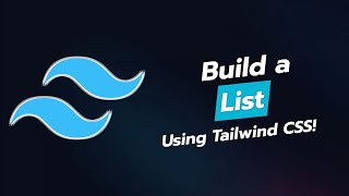 Build a Stunning List UI Component with Tailwind CSS 🌟📃 [upl. by Irmo140]