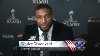 Wesley Woodyard  Shout Out for the Troops [upl. by Eilegna]