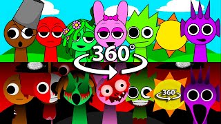 360° VR Incredibox Sprunki  quotThey are not realquot [upl. by Arlon]