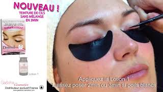 TEINTURE CILS 3 MINUTES AVEC POPIPATCH [upl. by Sousa]