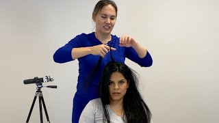 Dr Mondragon Tries HAIR CRACKING to Relieve Scalp Tension  LOUD Neck Spine and Hip Pops [upl. by Towland]