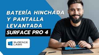 ✅ Mi Surface Pro 4 con batería hinchada y pantalla está levantada  SOLUCIÓN  CAMBIO DE BATERÍA ✅ [upl. by Werra]